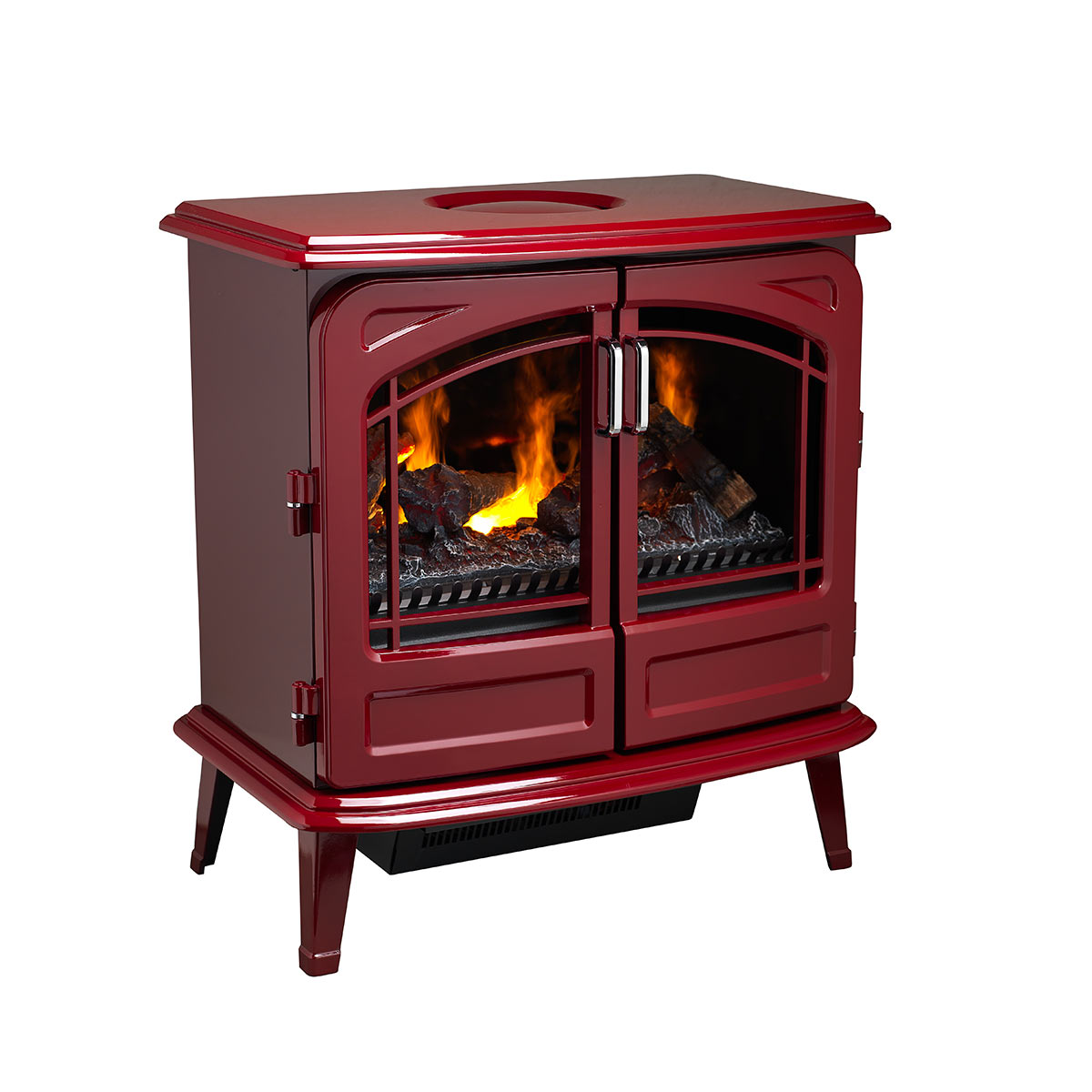 Poêle électrique à vapeur d’eau Dimplex Grand Rouge Optimyst